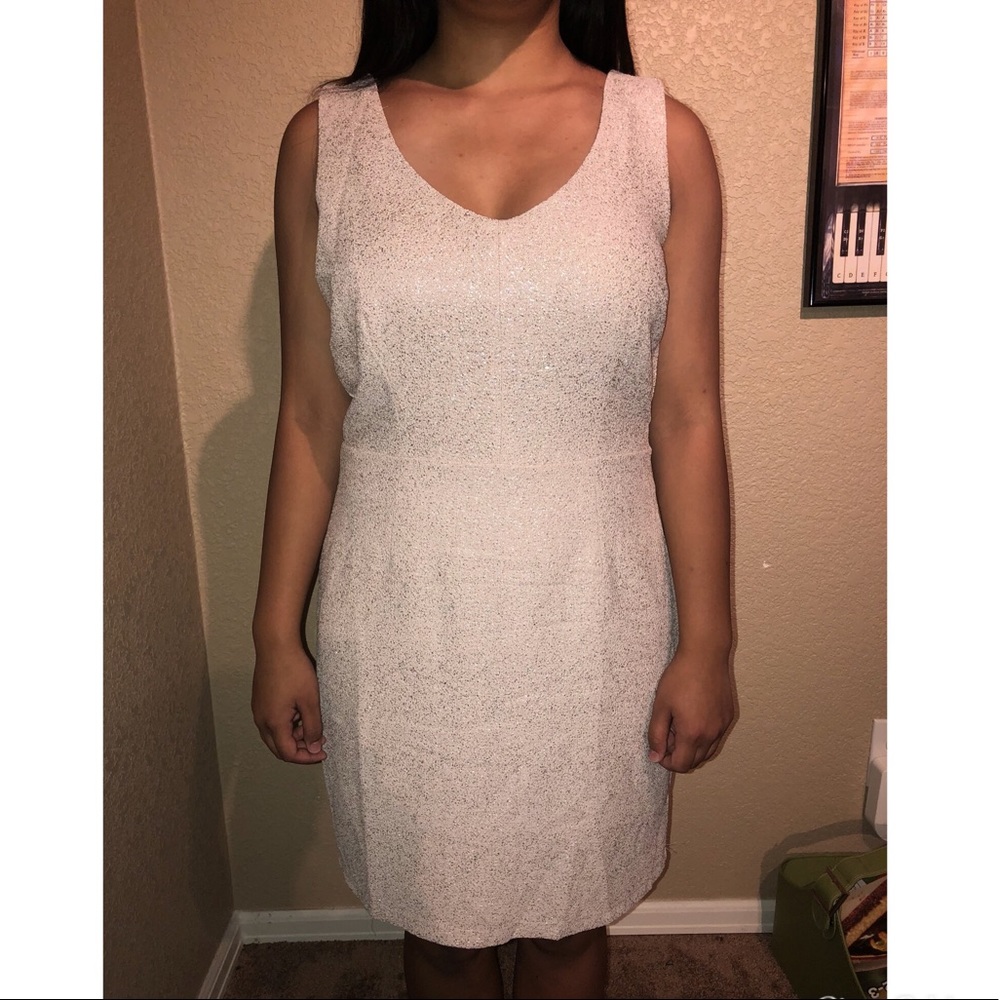 H&M Nude Pink Dress with Gold Sparkles/Flecks - Picture 2 of 5